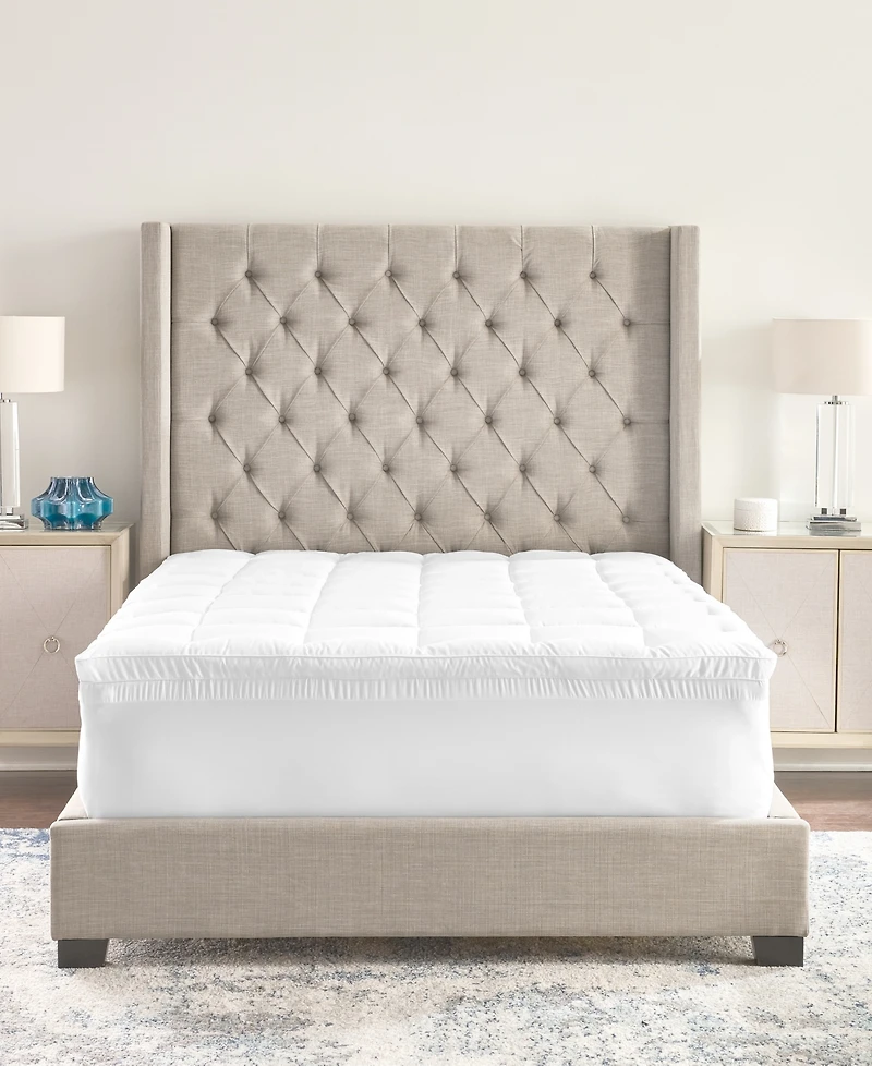 ProSleep 4" Hybrid Fiber and Memory Foam Mattress Topper, King, Exclusively at Macy's