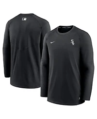 Men's Nike Black Chicago White Sox Authentic Collection Logo Performance Long Sleeve T-shirt