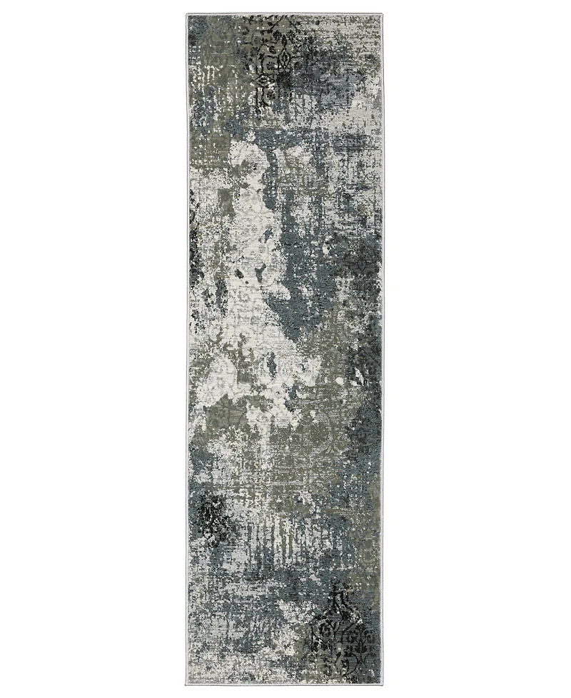 Oriental Weavers Gemini 001X2 2'3" x 7'6" Runner Area Rug