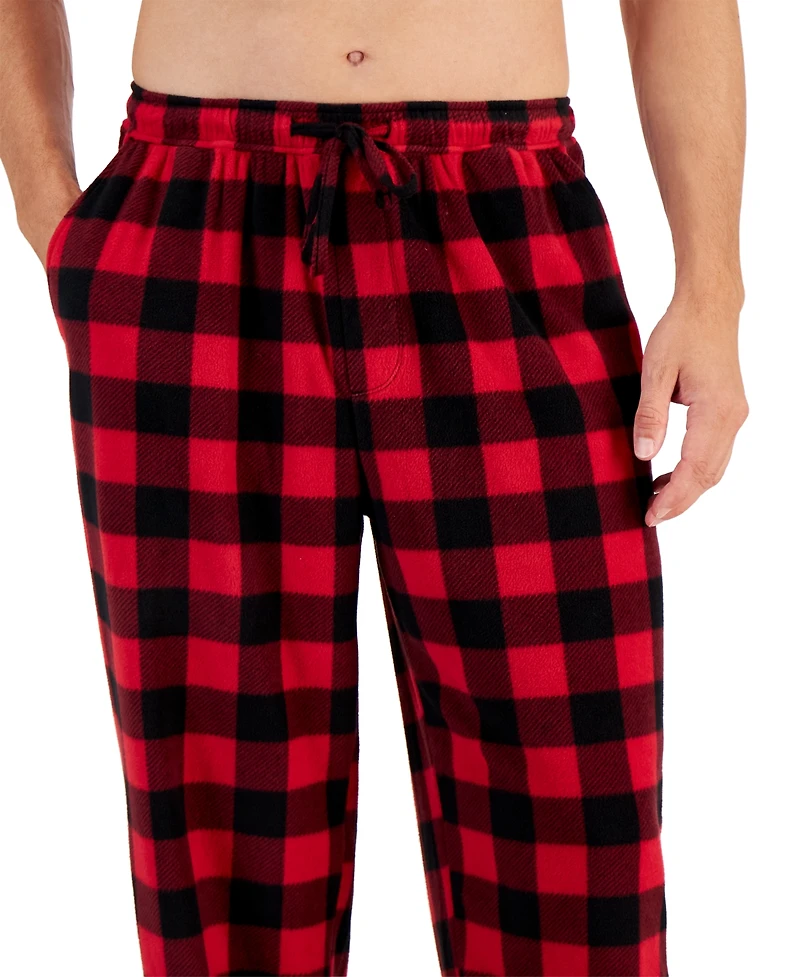 Club Room Men's Fleece Pajama Pants, Created for Macy's