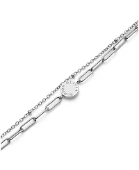 Olivia Burton Silver-Tone Stacking Bracelet