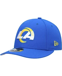 Men's New Era Royal Los Angeles Rams Omaha Low Profile 59FIFTY Fitted Hat