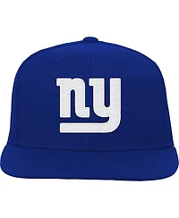 Big Boys and Girls Mitchell & Ness Royal New York Giants Gridiron Classics Ground Snapback Hat