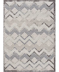 Closeout! Lr Home Wagner WAGNR82292 7'10" x 8'10" Outdoor Area Rug