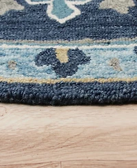 Lr Home Valentin Vlnta-569 7' x 7' Round Area Rug