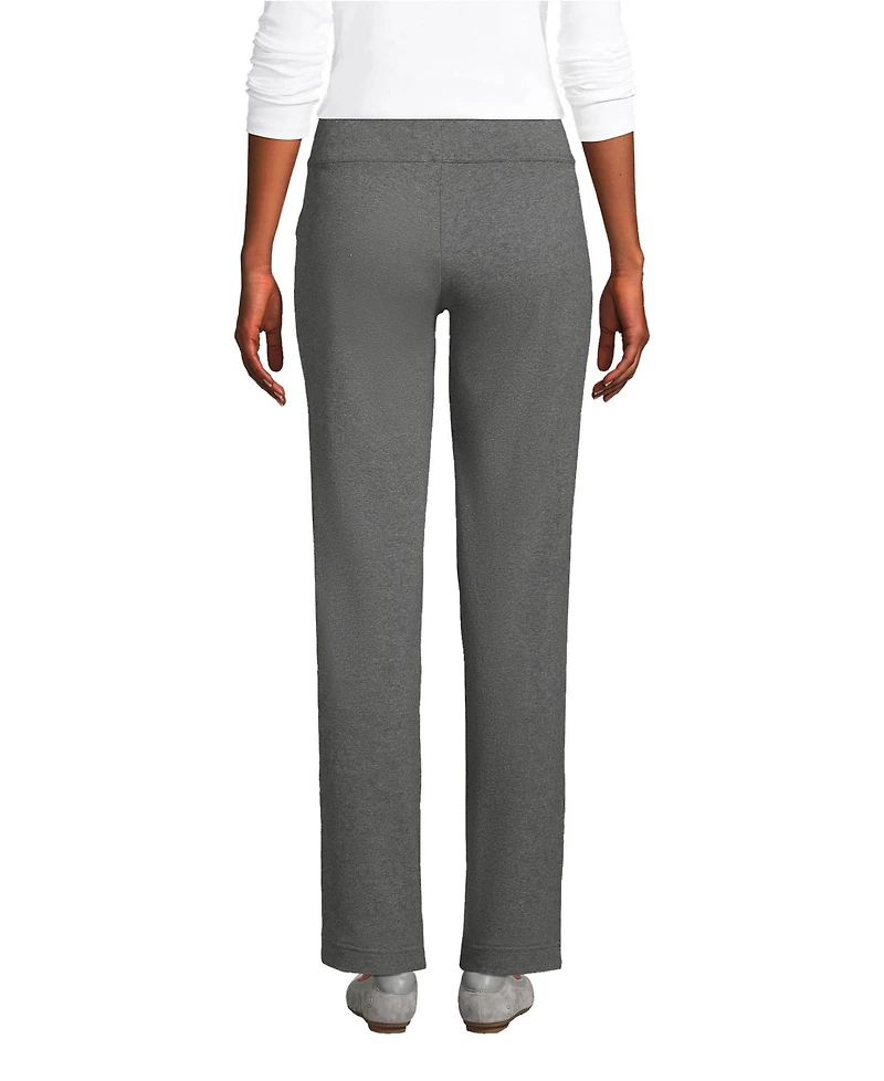 Lands' End Women's Tall Starfish Mid Rise Straight Leg Pants