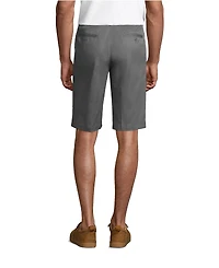 Lands' End Men's 11" Plain Front Blend Chino Shorts