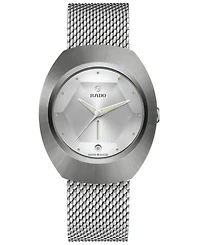 Rado Unisex Swiss Automatic DiaStar Original 60th Anniversary Edition Stainless Steel Mesh Bracelet Watch 38mm