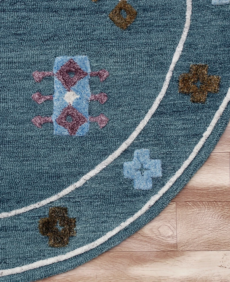 Closeout! Lr Home Valentin VLNTA03562 5' x 5' Round Area Rug