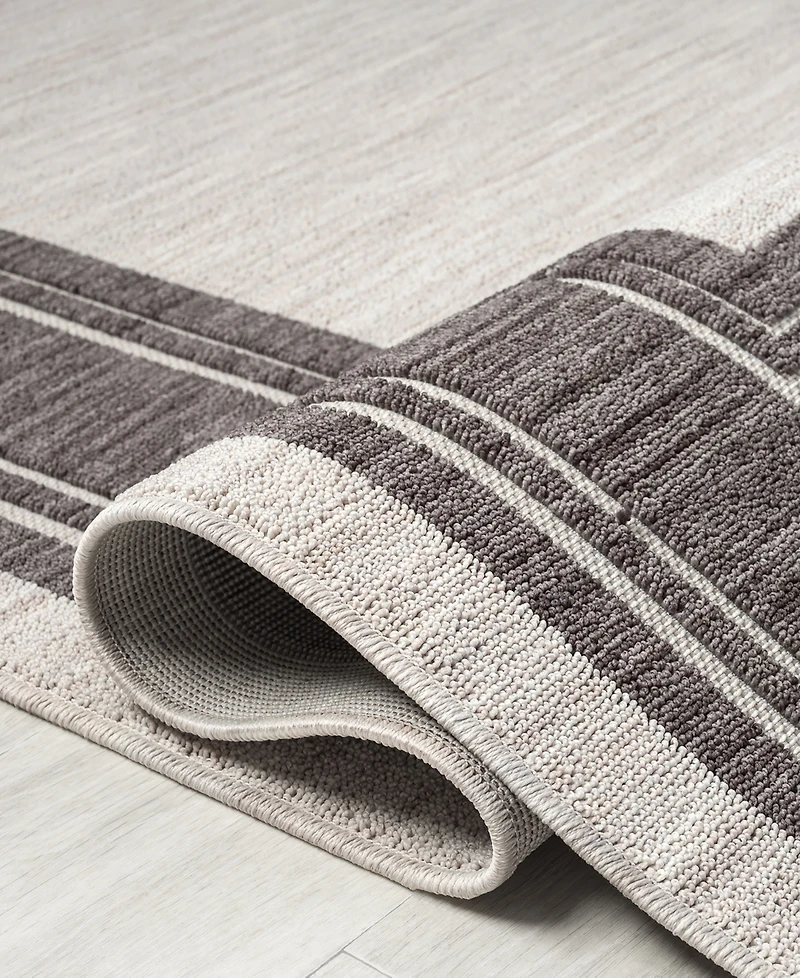 Closeout! Lr Home Wagner WAGNR82297 7'10" x 8'10" Outdoor Area Rug