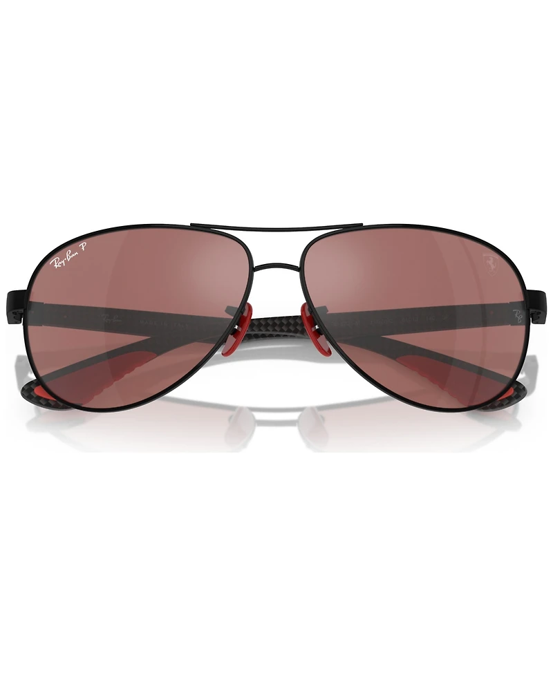 Ray-Ban Men's Polarized Sunglasses, RB8331M Scuderia Ferrari Collection