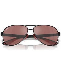 Ray-Ban Men's Polarized Sunglasses, RB8331M Scuderia Ferrari Collection