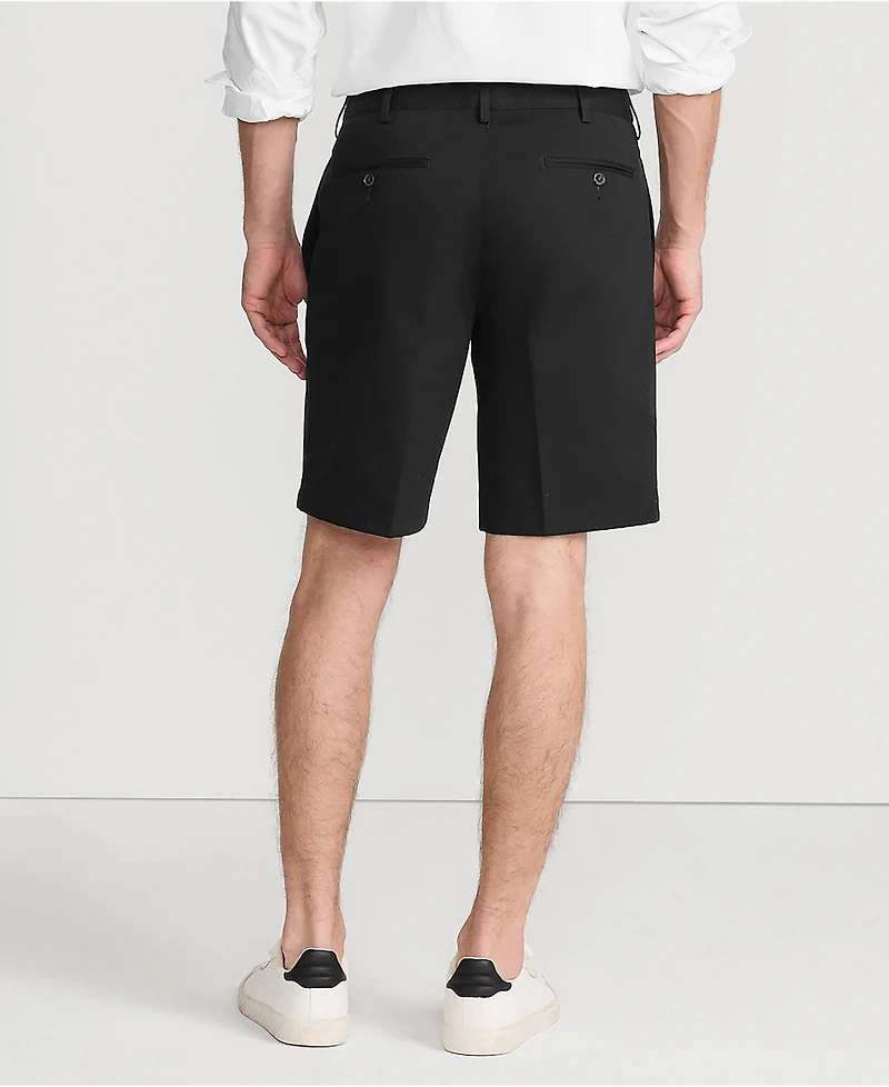 Lands' End Men's No Iron 9" Plain Front Chino Short