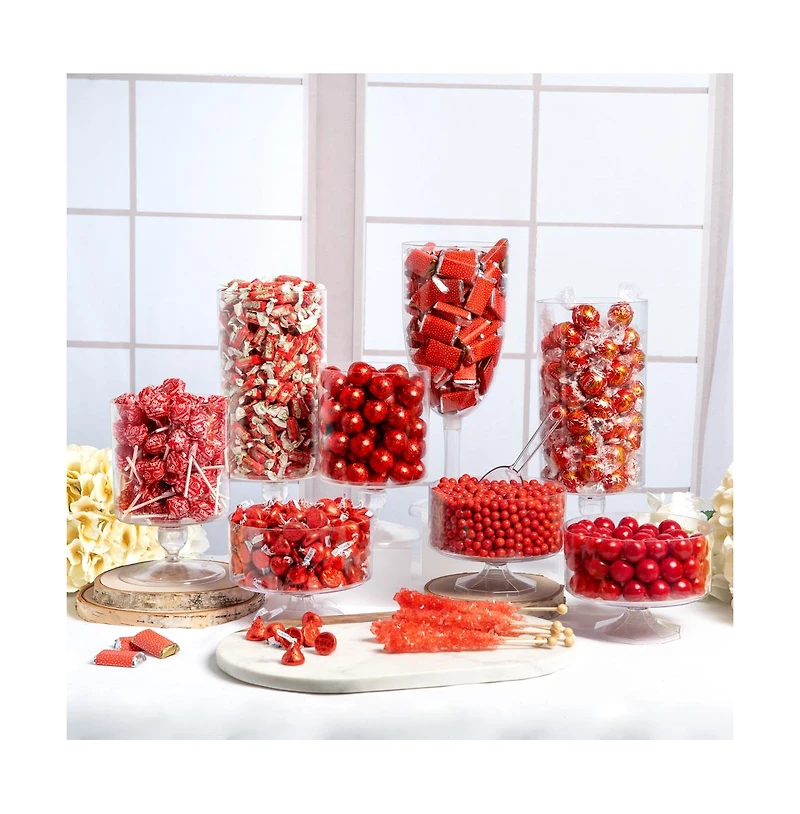 Just Candy Deluxe Red Candy Buffet, 14 Pounds