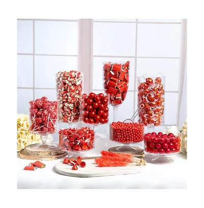 Just Candy Deluxe Red Candy Buffet, 14 Pounds