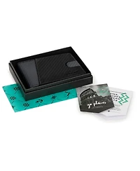 Men's Slim Bifold Wallet with Money Clip