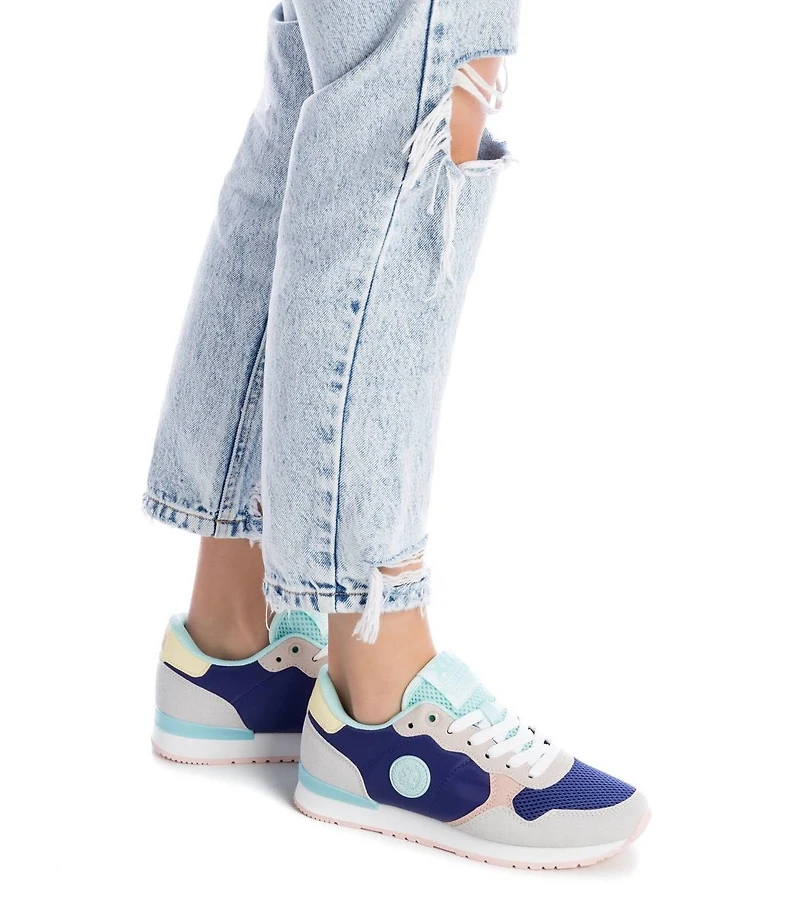 Xti Women's Sneakers By Navy With Multicolor Accent