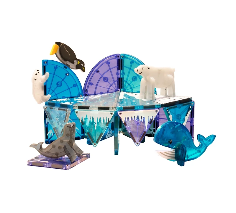 Magna-tilesa Magna-tiles Arctic Animals 25-Piece Magnetic Construction Set, Ages 3+