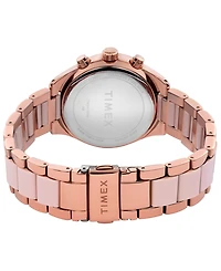 Timex Women's Quartz Analog Premium Dress Alloy Rose Gold Watch 38mm