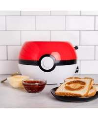 Uncanny Brands Pokemon Pokeball Halo Toaster – Toasts a Pokeball On Your Bread