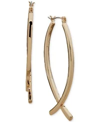 Anne Klein Silver Tone Or Gold Tone Assorted Hoop Earrings Collection