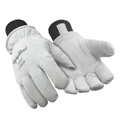 RefrigiWear Men's Leather Insulated Glove - Premium Work Gloves, Durable, Warm Thinsulate Lining