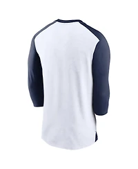 Men's Nike White, Navy Chicago White Sox Rewind 3/4-Sleeve T-shirt