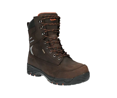 RefrigiWear Men's Ice Viking Waterproof Insulated Work Boots Composite Toe, Anti-Slip, Cold Weather Safety Footwear