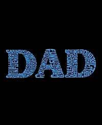 La Pop Art Men's Premium Blend Dad Word Short Sleeve T-shirt