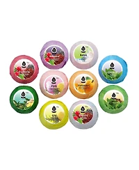 Pursonic Bath Bombs Gift Set- Handmade, Natural and Organic Ingredients, 10 Count