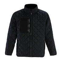 RefrigiWear Men's EnduraQuilt Diamond Quilted Puffer Jacket - Insulated Cold Weather Water-Resistant Winter Coat