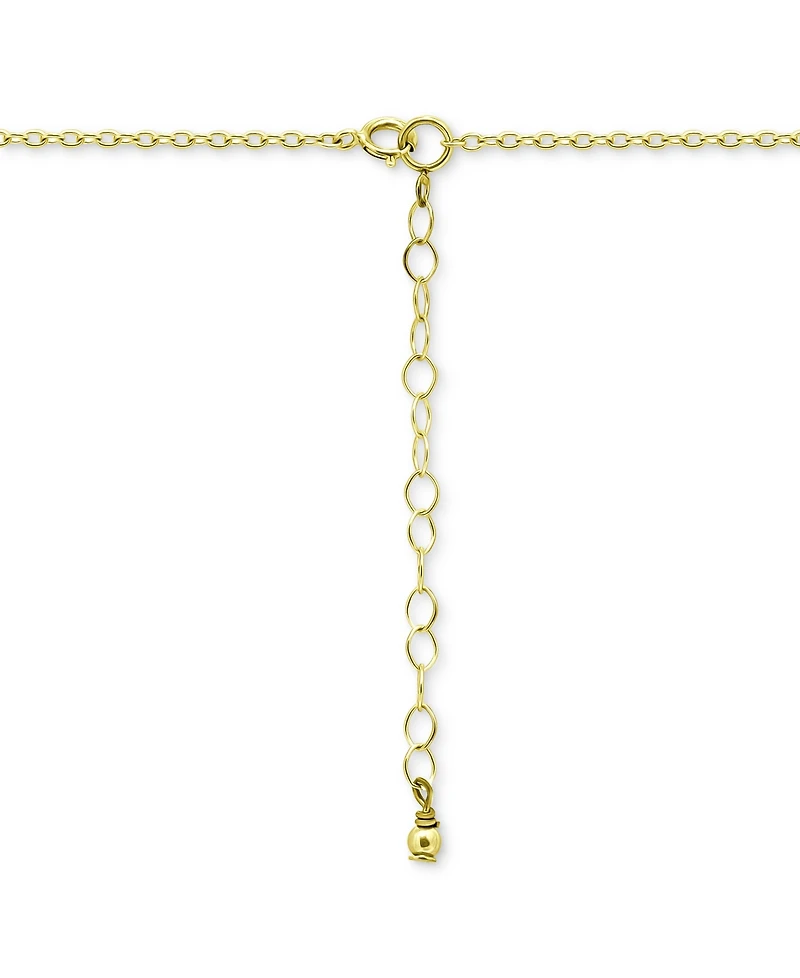 Giani Bernini Cubic Zirconia "Mother & Child" Heart Pendant Necklace in 18k Gold-Plated Sterling Silver and Sterling Silver, 16" + 2" extender, Create