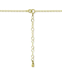Giani Bernini Cubic Zirconia "Mother & Child" Heart Pendant Necklace in 18k Gold-Plated Sterling Silver and Sterling Silver, 16" + 2" extender, Create