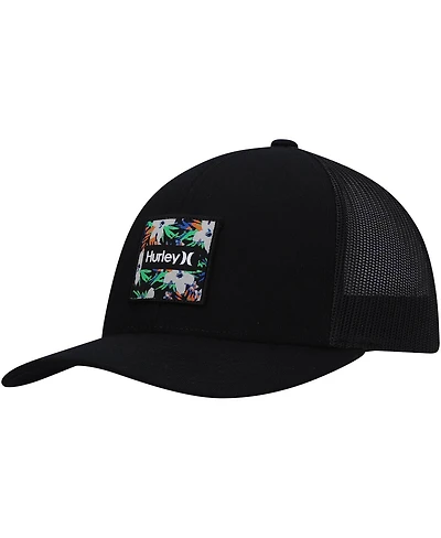 Men's Hurley Black Seacliff Trucker Snapback Hat
