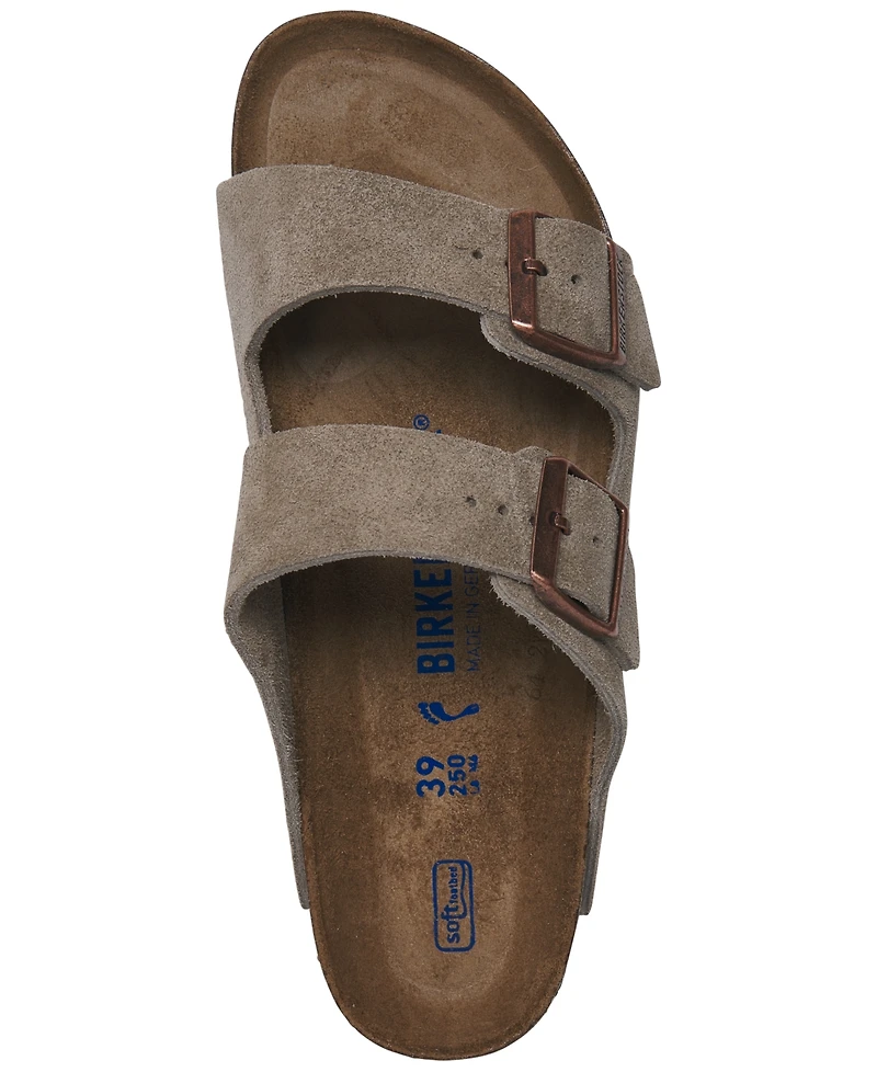 Birkenstock Women's Arizona Soft Footbed Suede Leather Sandals from Finish Line