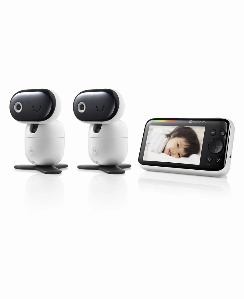 Motorola Connect 5.0" Wi-Fi Hd Motorized Video Baby Monitor, 2 Camera Set