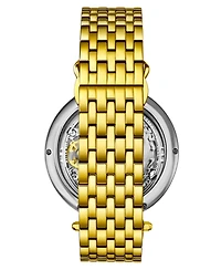 Stuhrling Men's Legacy Gold Stainless Steel, Black Dial, 45mm Round Watch