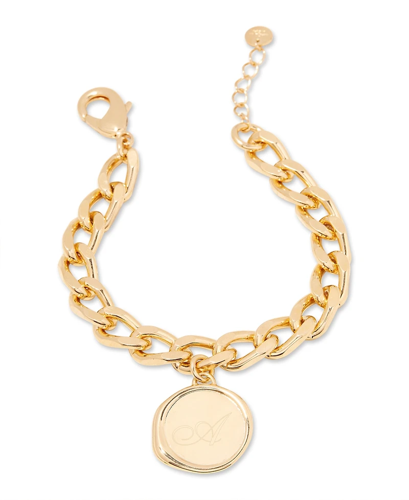 brook & york 14K Gold-Plated Sadie Personalized Initial Bracelet