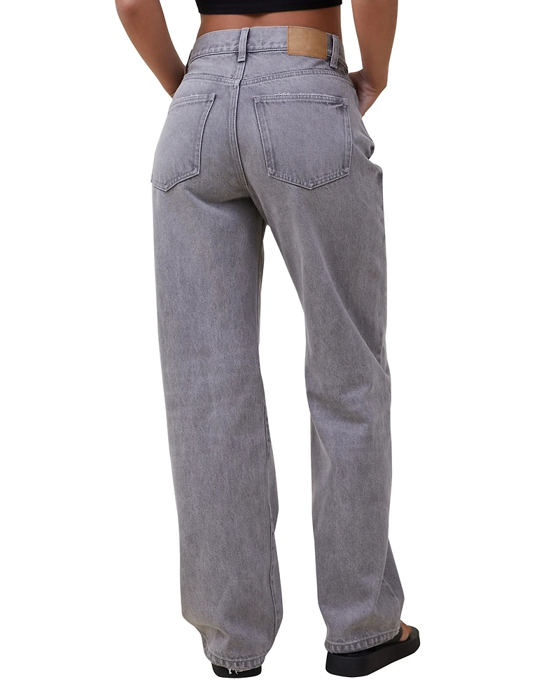 Cotton On Women's Loose Straight Jeans