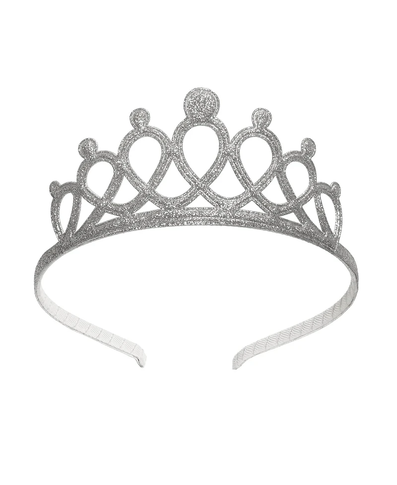 Sweet Wink Girls Silver Tiara Headband