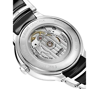 Rado Men's Swiss Automatic Centrix Diamond (1/10 ct. t.w.) Black High-Tech Ceramic & Stainless Steel Bracelet Watch 40mm