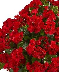 Nearly Natural Geranium Artificial Plant Slate Plater Uv Resistant