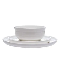 Mikasa Callie Bone China 12 Piece Dinnerware Set, Service for 4
