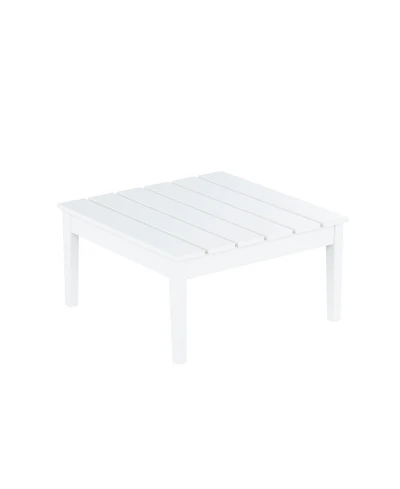 WestinTrends Outdoor Patio Modern Adirondack Coffee Table