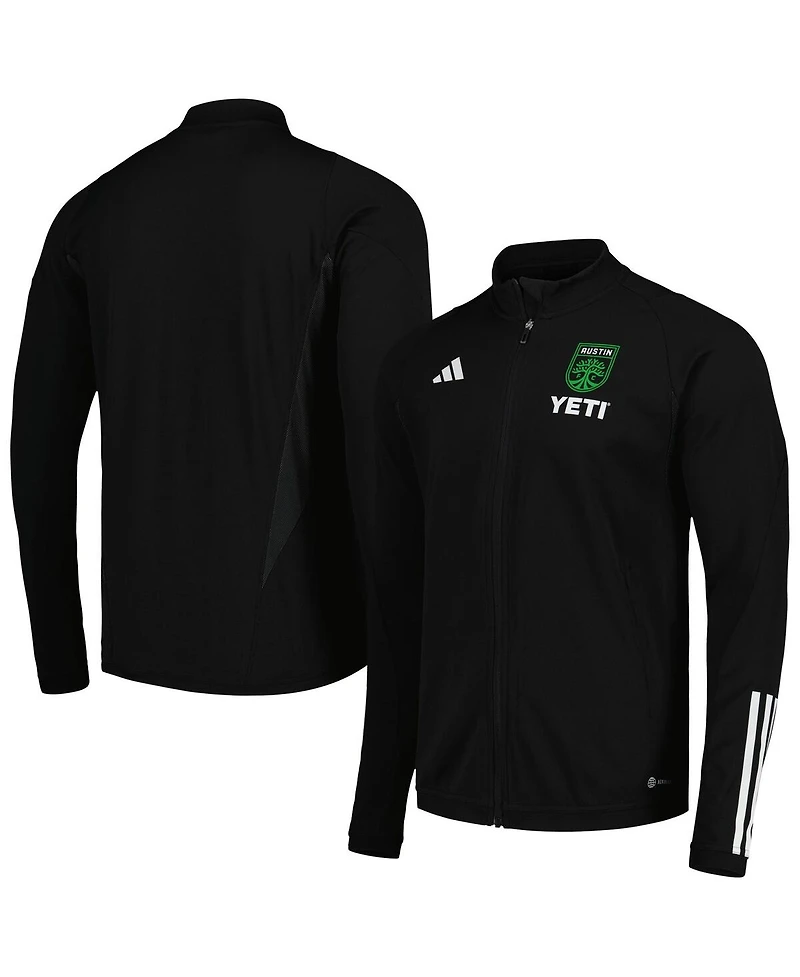 Men's adidas Black Austin Fc 2023 On-Field Aeroready Full-Zip Training Top