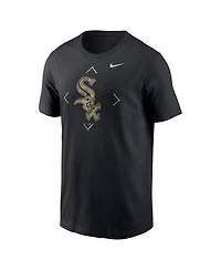 Men's Nike Black Chicago White Sox Camo Logo T-shirt