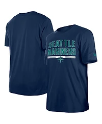 Men's New Era Navy Seattle Mariners Batting Practice T-shirt