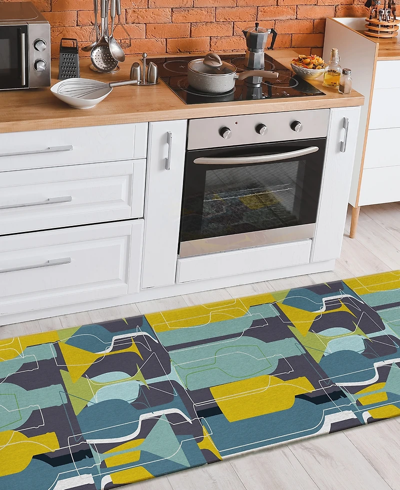 Dalyn Kendall Kitchen KE13 2'3" x 7'6" Runner Area Rug