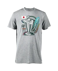 Men's Legends Gray Japan Baseball 2023 World Baseball Classic Champions Tri-Blend T-shirt