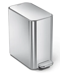 simple human 5 Liter Slim Bathroom Trash Can with Liner Pocket